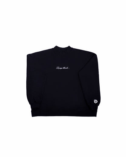 Crewneck noir - "Script"